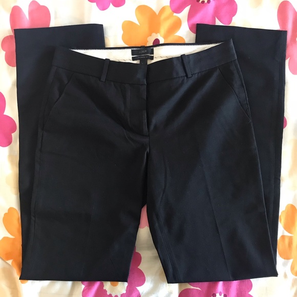 J. Crew Pants - J. Crew favorite fit - black straight leg trousers